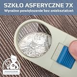 Carson Podświetlana Ręczna Lupa Asferyczna 7x z LED i Średnicą Soczewki 1,5'' (SV-70), Biała (Zestaw 1 szt.)