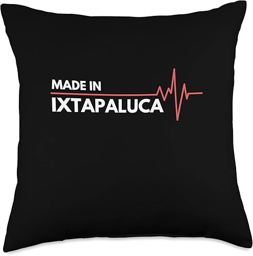 Made In Ixtapaluca Mexico Co. Inc. Born in Ixtapaluca Mexico Birth City Throw Pillow, 18x18, Multicolor