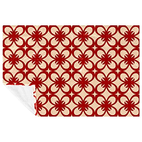 Couverture douce motif floral imprimé sans couture lit canapé plage