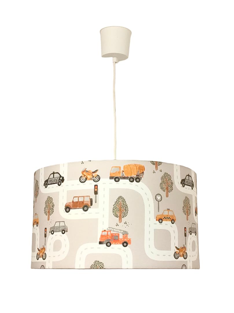 Luminaire enfant circuit de voiture : illuminez la salle de jeux