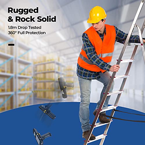 Munbyn Barcode Scanner Android, Long Range Barcode Scanner, 2D Android 11 Scanner With Zebra 4750Mr Scanner, Ip65 Rugged Android Barcode Scanner Nfc 4G Wi-Fi For Inventory Warehouse #TOP4