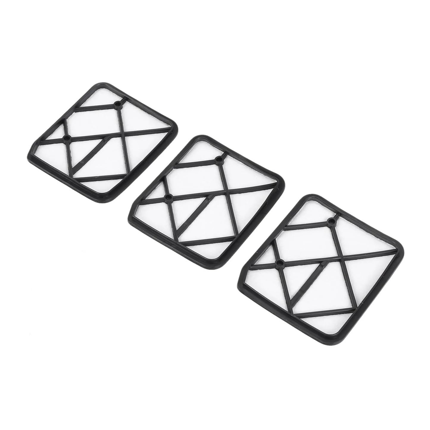 Filtro de aire compatible con cortacésped 37, 38, 42, 44, 370, 380, 440, 6120025BR, 3 uds.