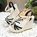 thong sandals for women Womens Sandals Comfortable Wedge Heels Summer Shoes Dressy Casual High Heel Platform Espadrille Wedding Beach Fashion