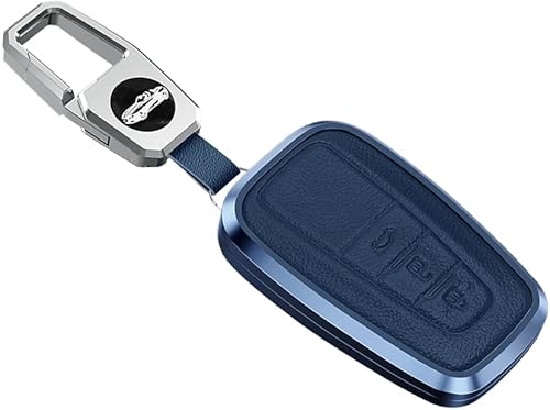 KUNGKIC Funda para llavero inteligente de coche para la serie Toyota, Azul