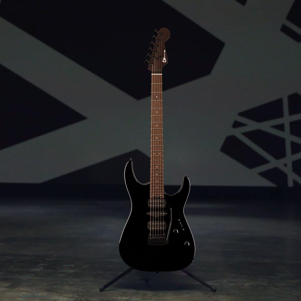 Amazon.com: Charvel MJ DK24 HSH 2PT Electric Guitar - Black