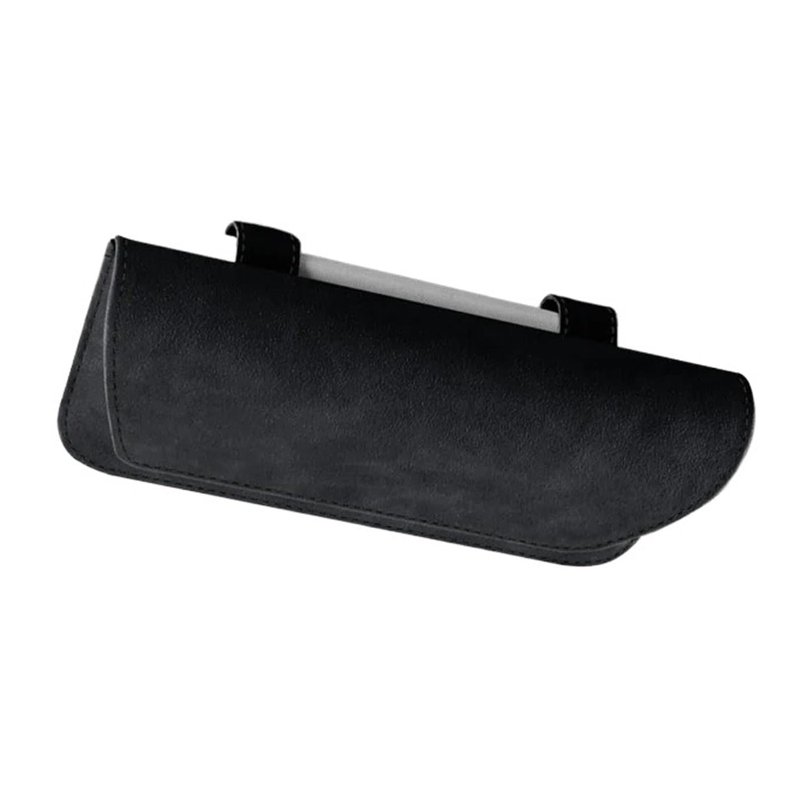 Soporte para Gafas De Sol Coche Estuche para Visera Organizador Almacenamiento Accesorios Interiores Magnéticos Gamuza Estuche para Gafas De Sol Coche(Black)