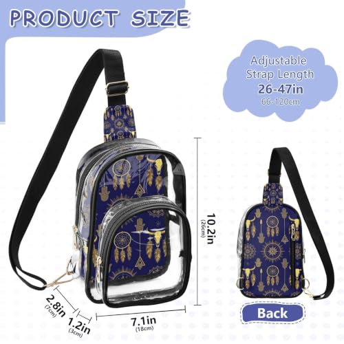 Bolsa transparente pequeña linqin para uso diario portátil con asas cómodas 3