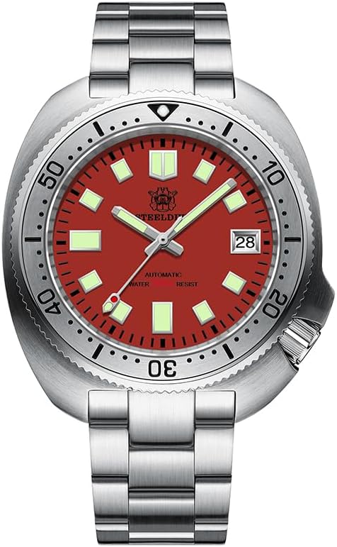 ACHARD AMOY - Reloj automático para hombre, reloj de pulsera mecánico de 20 ATM, color zafiro luminoso, NH35, bisel de acero, reloj buceador 1, Vestido, lujo, deporte : Amazon.com.mx: Ropa, Zapatos y Accesorios