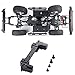 RCLIONS Front&Rear Bumper Mount Stand CNC Aluminum Alloy for AXIAL SCX10 II 90046 1/10 RC Crawler Car Upgrades