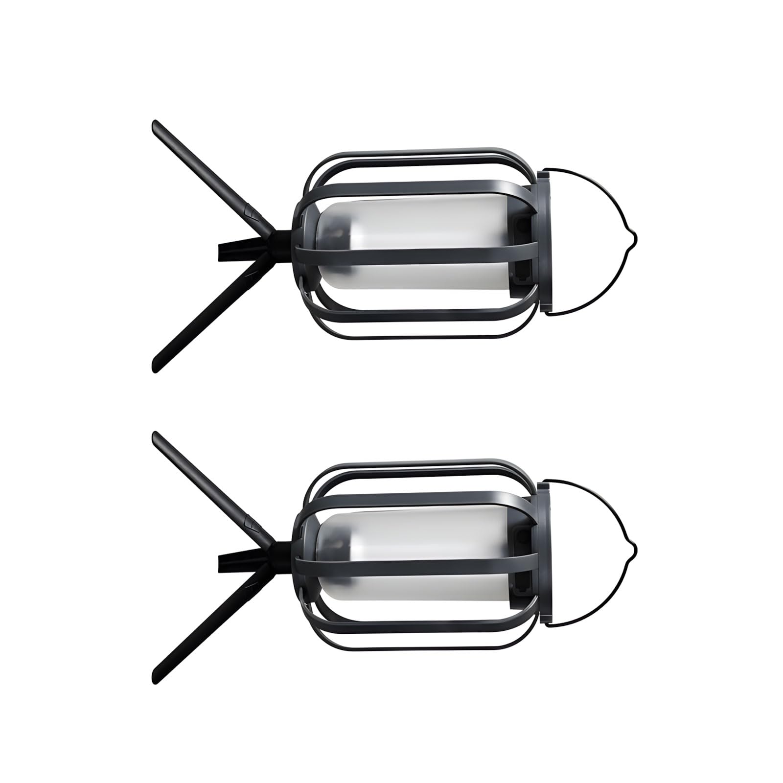 our fave Solar Flame Effect Light Set of 2 with Adjustable Mounts for Wall Hanging or Tabletop Solar
