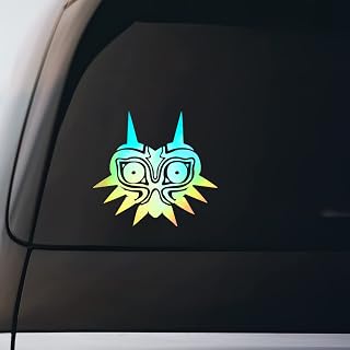 Majora's Mask Sticker Vinyl Decal Notebook Car Window Laptop 5" x 4.5" | Holographic |