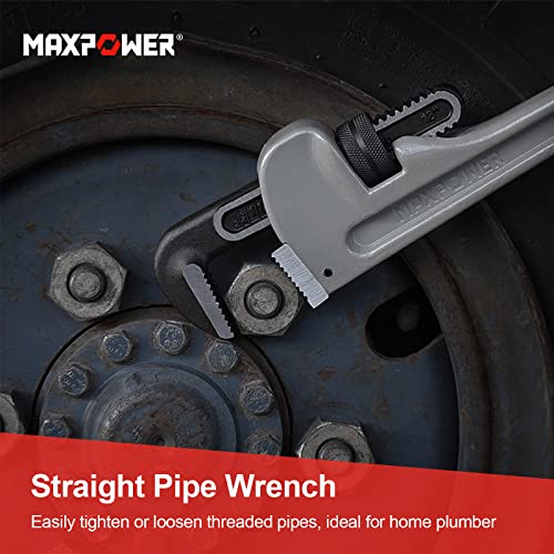 Maxpower M37092 18-Inch Pipe Wrench, Heavy Duty Aluminum Plumbing Wrench thumb #5