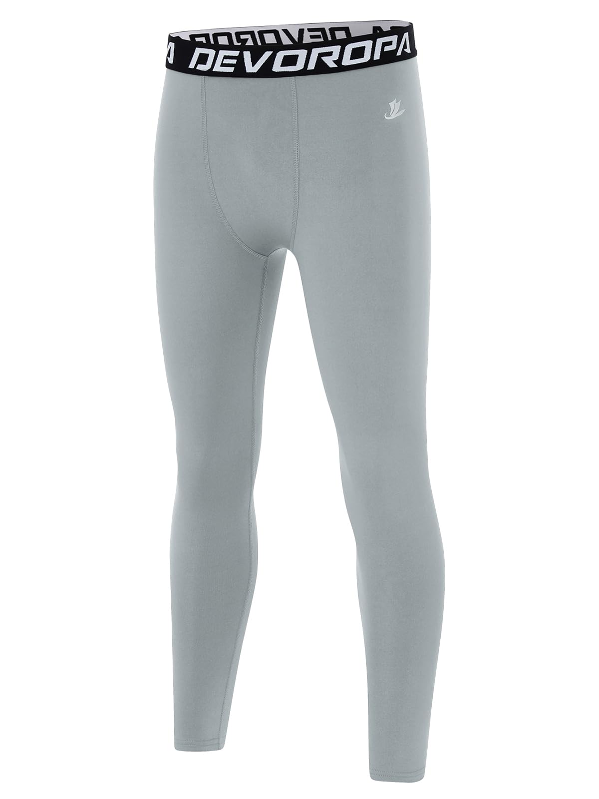 DEVOROPA Boys Leggings Youth Compression Pants Sports Tights Basketball Football Baseball Soccer Baselayer Slim/Regular/Husky