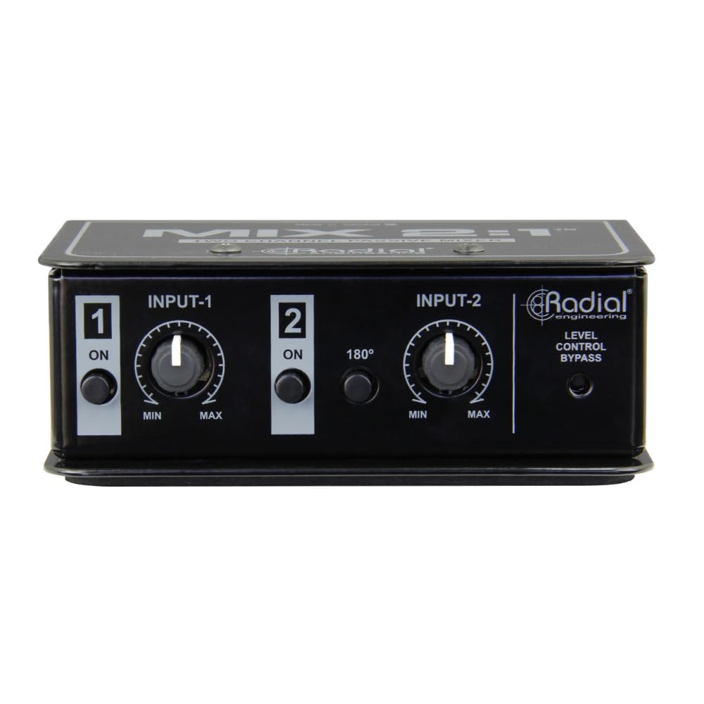 Amazon.com: Radial Engineering Mix 2:1 Two-Channel Audio Combiner