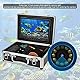 DAUERHAFT 9-Zoll-Großfarbbildschirm Fish Finder-Videokamera-Kit,Unterwasser-Angelkamera mit HD 1000TVL,Angelkamera-Kit mit einer 4500-Mah-Batterie zur Überwachung der Aquakultur (European regulations)