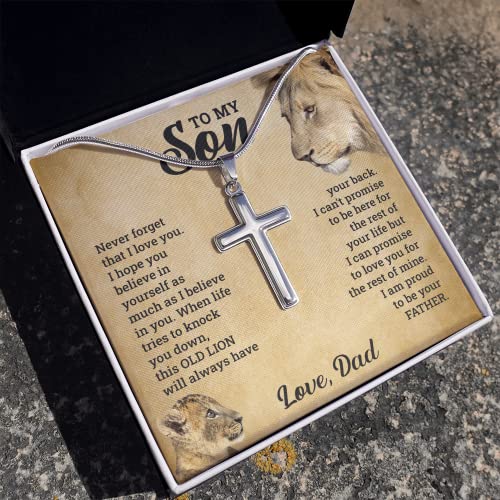 FG-Family-Gift-Mall-To-My-Son-From-Mom-Son-Gifts-From-Mom-and-Dad-Mother-and-Son-Necklace-Birthday-Gift-For-My-Son-Graduation-Christmas-Faith-Cross-Necklace-Present