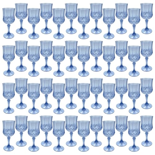 LEYIQU Plastic Wine Glasses, Plastic Goblets...