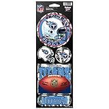 NFL Tennessee Titans Prismatic Stickers, Team Color, One Size
