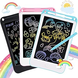 Kitty Flex 2 Pack 8.5 Inch LCD Writing Tablet,Boys Girls Toys Doodle Board Drawing Board Reusable Doodle Pad,Electronic Drawing Pad Toy for Kids Learning & Education Handwriting Aids