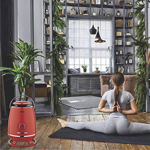 Optimus H-7231 Portable Oscillating Ceramic Heater With Thermostat & Led Display, Standard, White #TOP1