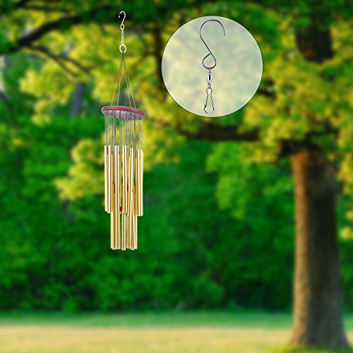 Tecunite 20 Pack Swivel Hooks Clips For Hanging Wind Spinners Wind Chimes Crystal Twisters Garden Bells Party Supply #TOP4