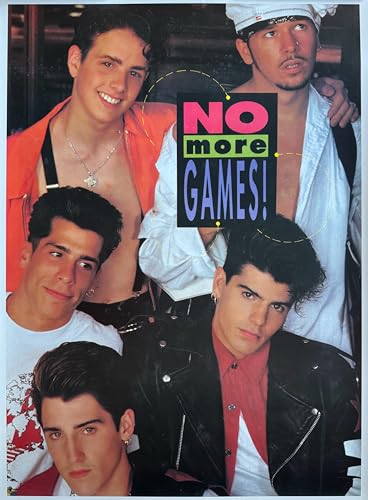 Affiche New Kids On The Block grand format 61x86 cm poster nostalgie musique annees 90