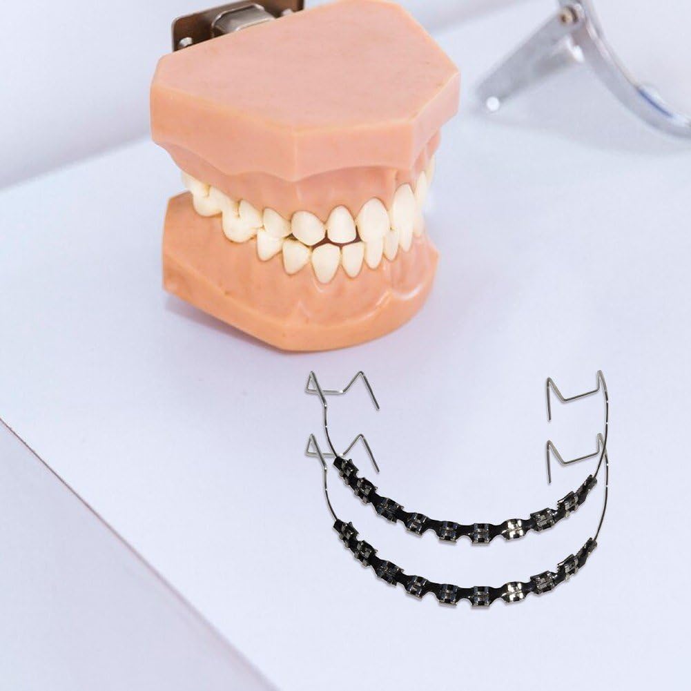 Soporte Gancho Metal Decoración Temporal Dientes Ortodoncia Alambres Ligaduras