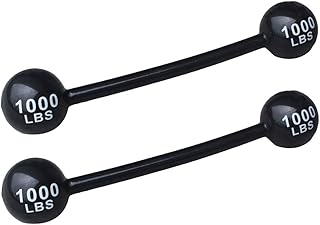 Garneck Strongman Barbell Kids Sports Toys 2PCS Inflatable Barbell PVC Inflatable Dumbbell Cosplay Party Decoration Photo Props for Sports Party Role Play Toy Toddler Sports Toys Blow Up Dumbbells