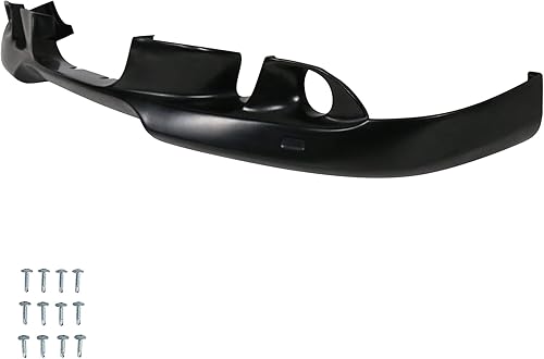 Miniatura 5 de Borde de parachoques delantero compatible con BMW E60 5-Serie PRE-LCI 2004-2007, estilo AC-S PU Blackby IKON MOTORSPORTS