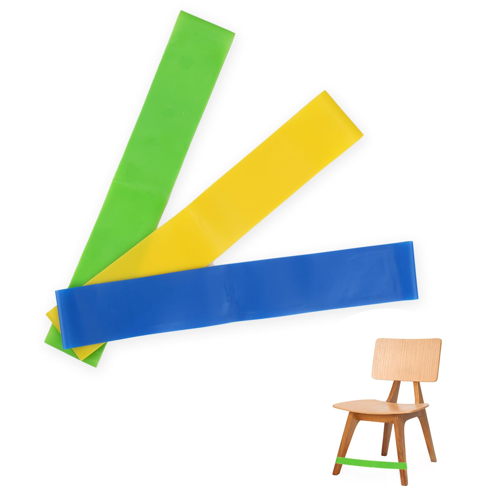 3PCS Chair Bands for Kids with Fidgety Sensory Chair Bands for Classroom Chairs for Children with Sensory ADHD Autism Improve Classroom Focus Ameliorate Sensory Input for Classroom Home