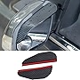 TRNOI Car Rear View Mirror Rain Eyebrow 2Pack,Sun Visor Eyebrow,Carbon Fiber Side View Mirror Rain Guard,Auto Accessories(Black,1Pack)