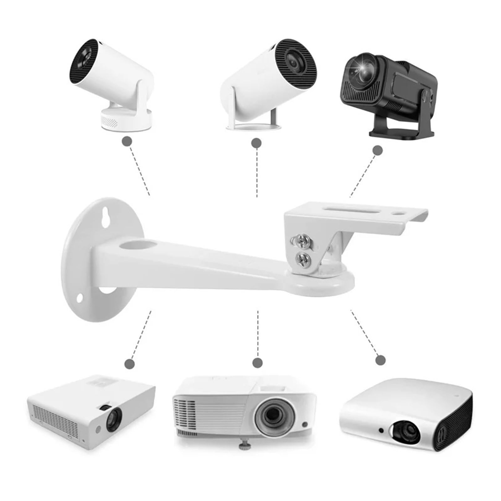 Compatible con HY300 Pro, Soporte de Pared for proyector, HY320