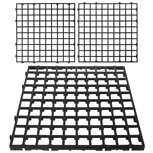 Goldshire12 Units 19.5 x 19.5 Inch Permeable Pavers Gravel, Grass&