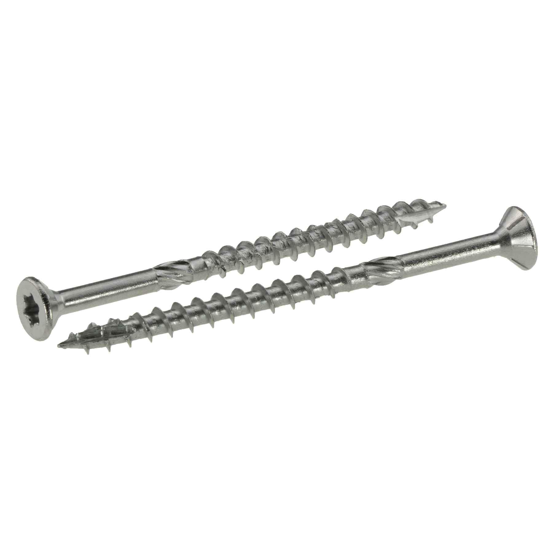 Wkręty do drewna stal szlachetna C1-4,0 x 60 mm, łeb wpuszczany - 500 sztuk, TX20 z dopuszczeniem (ETA)