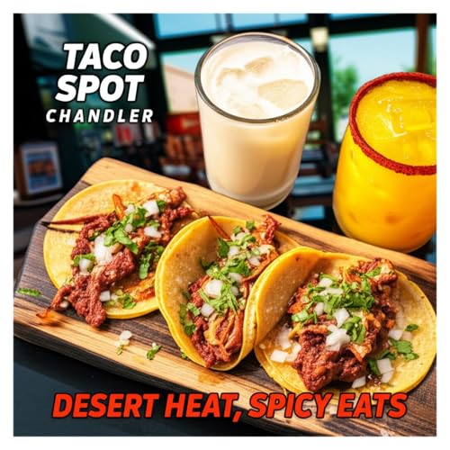 Page de couverture de The Taco Spot Chandler: How Spicy Birria Tacos + Horchata Actually Cool You Down in 115°F Arizona Heat