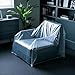 TopSoon 2Pack Heavy Duty Plastic Chair Cover,Furniture Living Room Chairs for Storage and Moving,Waterproof Dust-Proof Armchair Covers,Clear Couch Covers, 46-inch by 76-inch