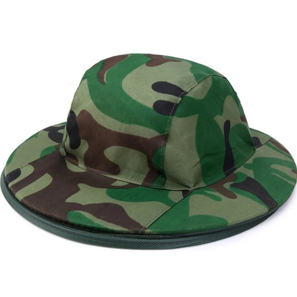 Anti-zanzara Cappello della Protezione, Zanzariera Cappello, Cappello di Testa a Rete Faciale,per campeggio, escursionismo, pesca, protezione da insetti e zanzare