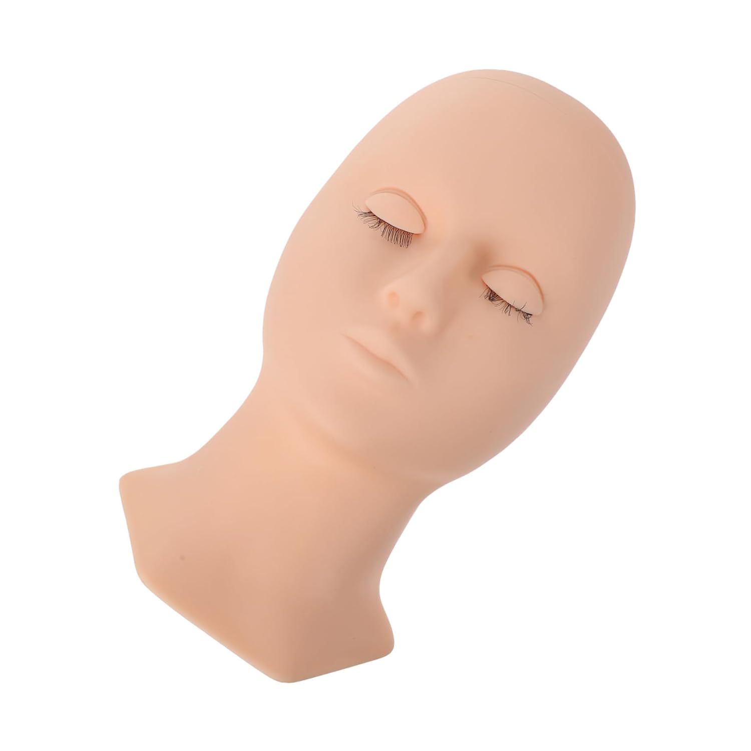 DOITOOL Practice Training Display Head Mold Makeup Mannequin Head Grafting Eyelash Extension Tool Realistic Human Eye Shape