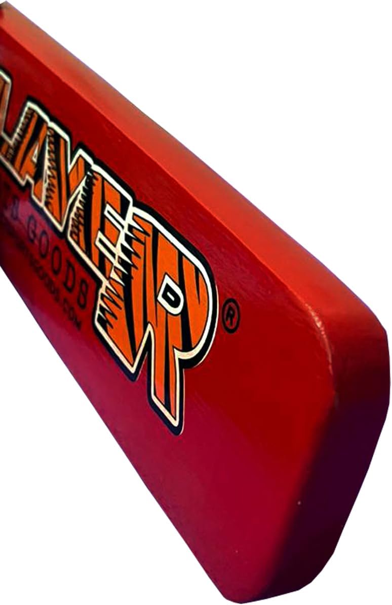 34" Pro Maple Flat Half Paddle Training Baseball & Softball Bat in Size: 34" / Weight: 25 oz/Flat: 3" for Adult & Professional Players in Red & Black by Player Sports Goods LLC