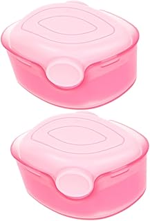 2 brochas ovaladas de base con tapa, pincel l...