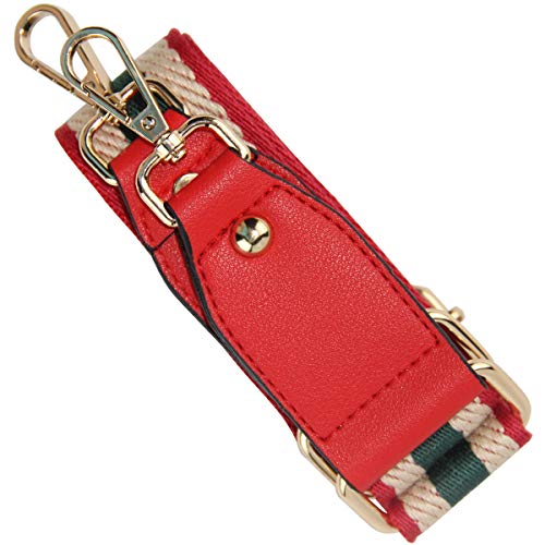 Image of Duwi Wide Handbag&Purse Strap Jacquard Woven Guitar Style Replacement Strap Multicolor Canvas Adjustable Crossbody Bag Strap