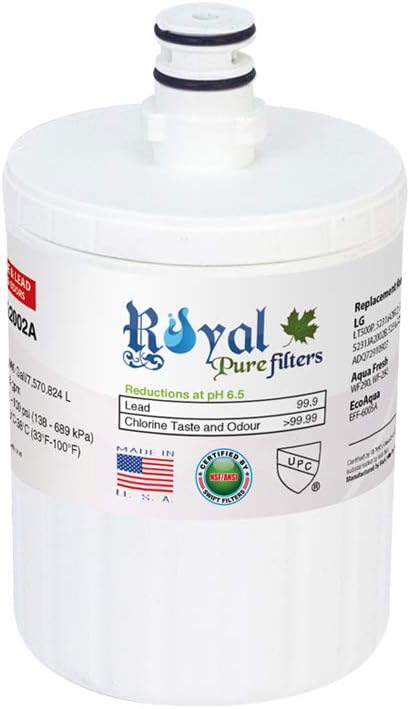 RPF-5231JA2002A Replacement water filter for LT500P,5231JA2002A, 46-9890,EFF-6005A by Royal Pure Filters(1pack)