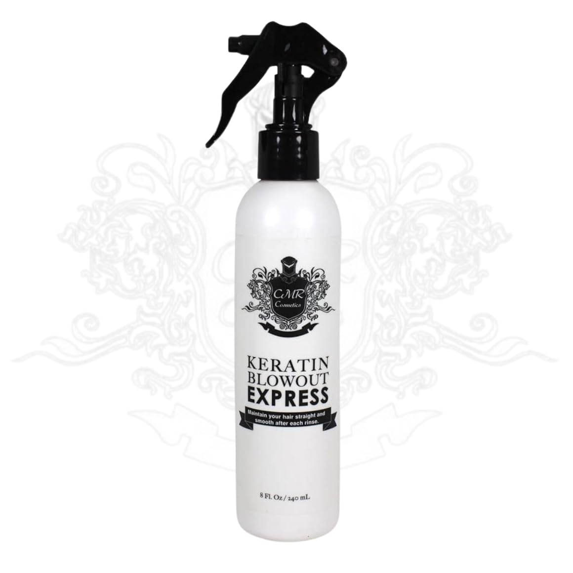 Keratin Blowout Express Hair Smoother- CitrusScented Frizz Control & Shine for All Hair Types, Salon-Quality Straightening at Home, 8oz