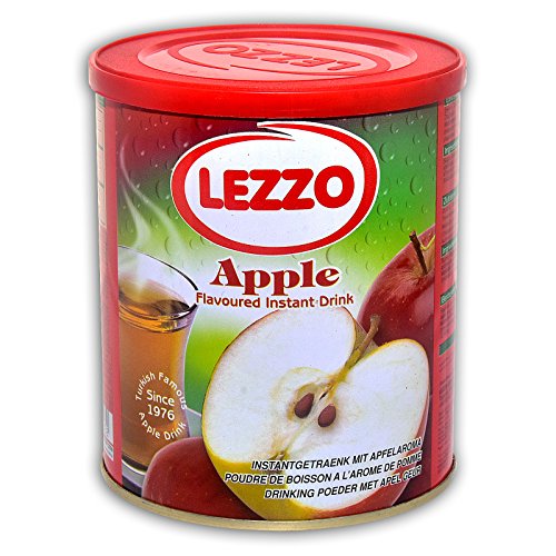 LEZZO Apple Flavoured Instant Drink - 700g Jar | Traditional Turkish Apple Tea Powder | Refreshing Hot & Cold Beverage Mix | Fruity Flavour Drink from Turkey