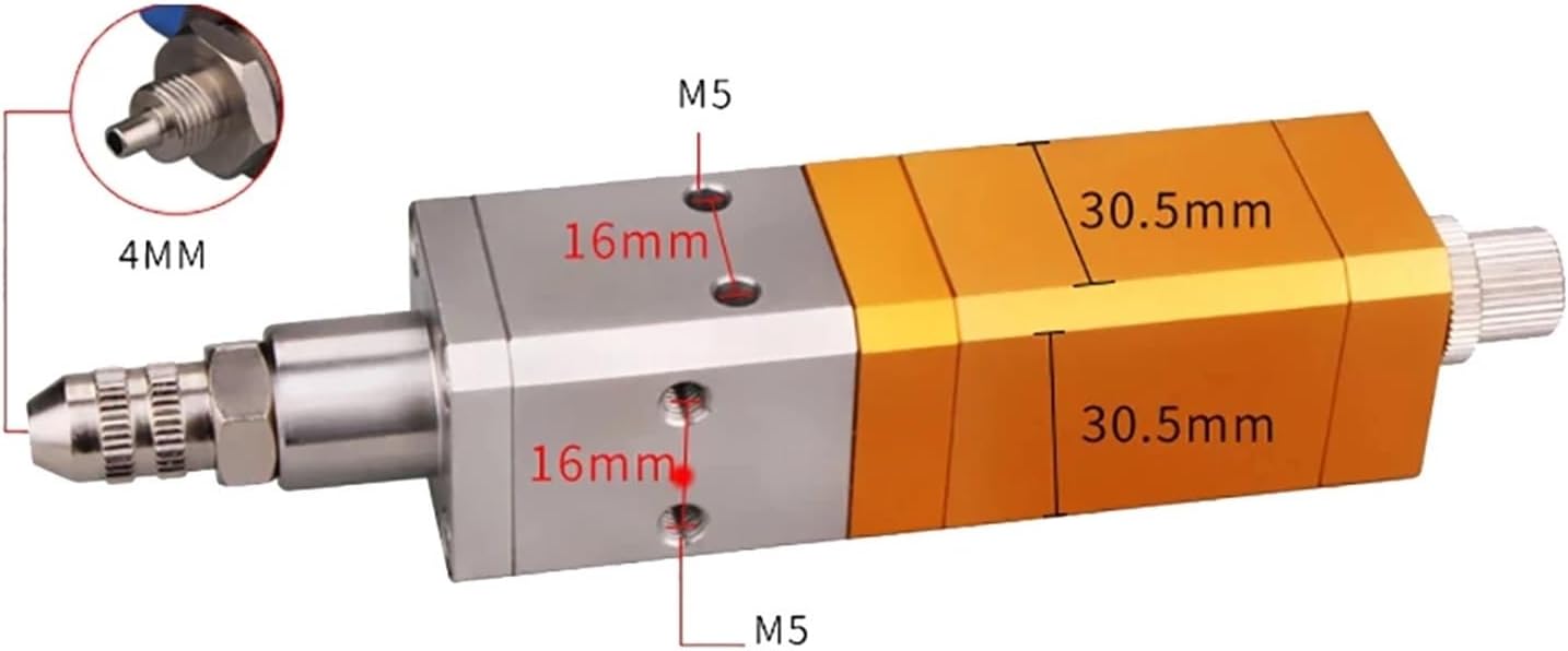 Pneumatic Precision UV Dispensing Valve Anti-drip Silicone Valve Suck Back Epoxy Silicone Resin Glue High Performance