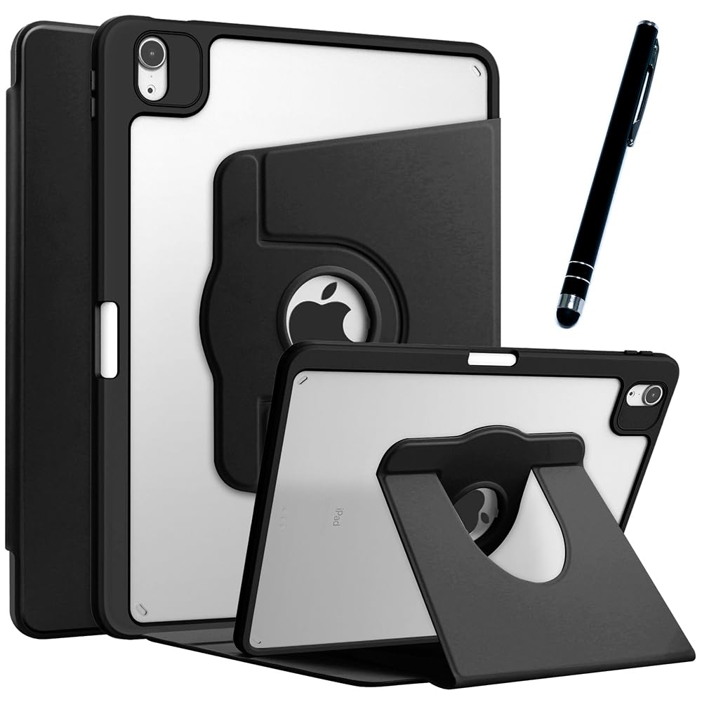 【iPad Air 第4世代 256GB】タッチペン・ケース付き PDA-IPAD2114BK【iPad Air 13インチ M4/M3/M2用タッチペン収納ポケット