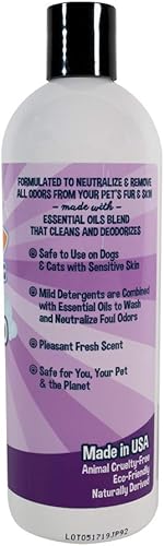 Miniatura 6 de Bodhi Dog Champú Skunk  Removedor de olores Skunk Smell Limpia y desodoriza con aceites esenciales para perros y gatos  Fabricado en Estados Unidos