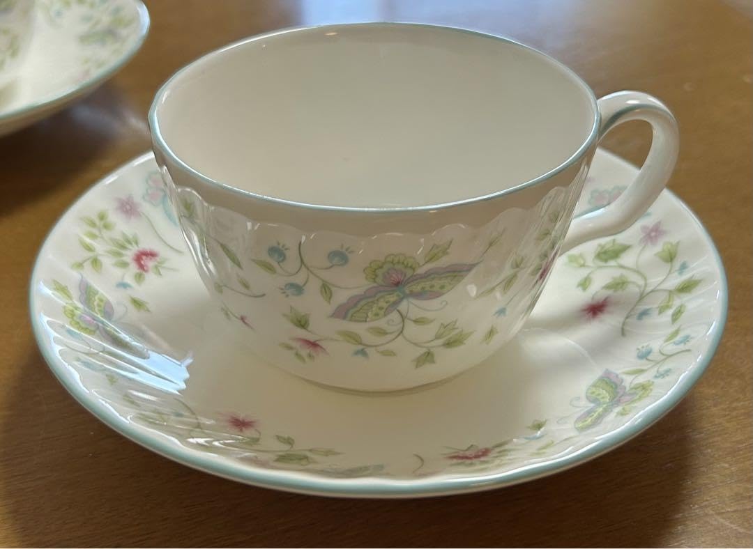 Amazon | ミントン ティーカップ＆ソーサー サマーデイズ 2客 | ノー