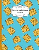Composition Notebook Wide Ruled: Funny Cheese Notebook | Cute Wide Ruled Journal for school, college