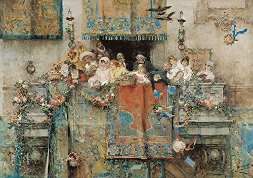 Tableau le carnaval de Jose Benlliure Ortiz pour décoration murale salon